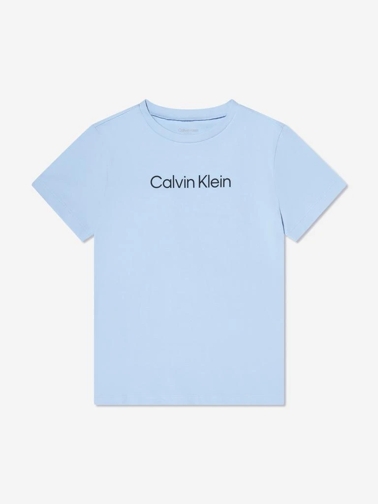 商品Calvin Klein|Calvin Klein Boys Logo Pyjama Set in Blue,价格¥512,第3张图片详细描述