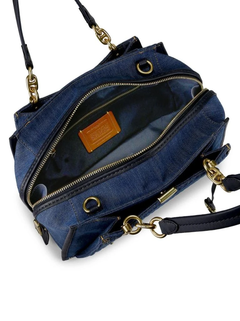 商品Coach|Coach - Dreamer Quilted Denim Satchel,价格¥1413,第2张图片详细描述