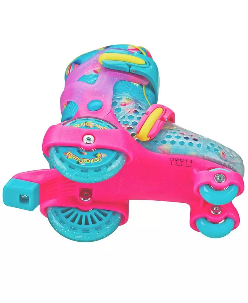 商品Roller Derby|Fun Roll Girl's Jr Adjustable Roller Skates Small (7-11),价格¥337,第3张图片详细描述