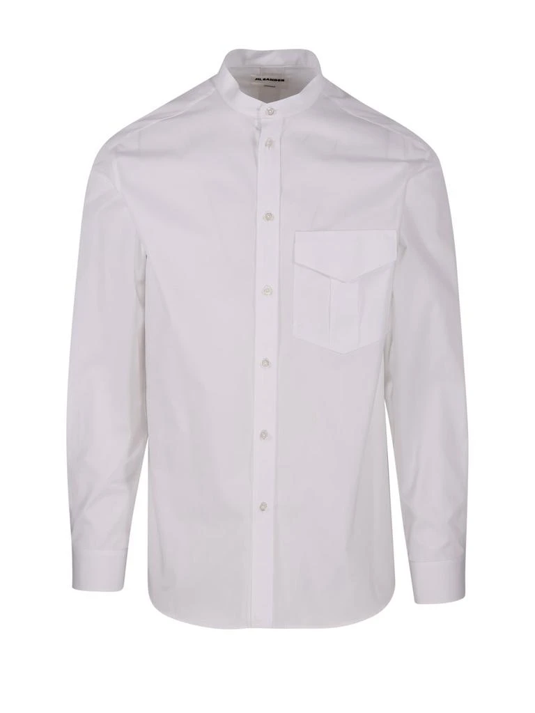 商品Jil Sander|Jil Sander Long-Sleeved Poplin Shirt,价格¥2786,第1张图片