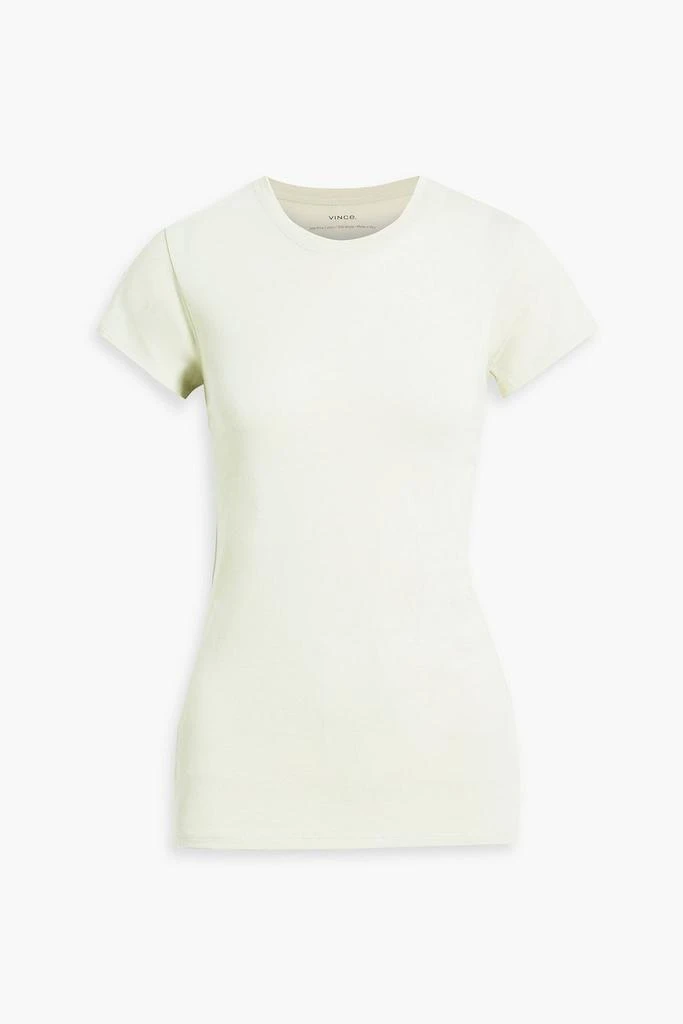 商品Vince|Pima cotton and modal-blend jersey T-shirt,价格¥301,第1张图片