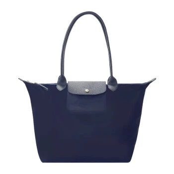 商品[国内直发] Longchamp|珑骧 LONGCHAMP 女士LE PLIAGE NÉO系列海军蓝色大号长柄织物手提单肩包饺子包 L1899 598 006,价格¥880,第1张图片