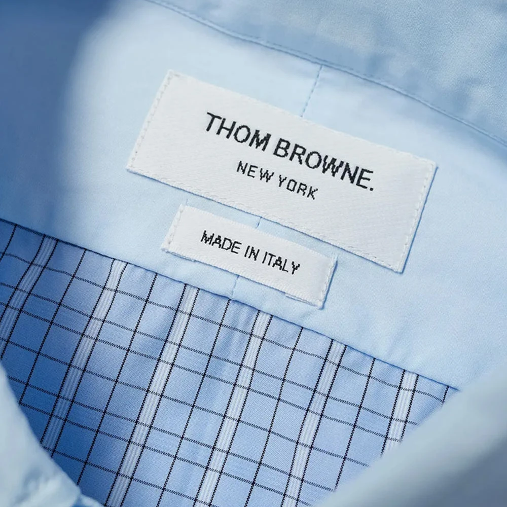 THOM BROWNE 浅蓝色男士衬衫 MWS239F-07147-480 商品