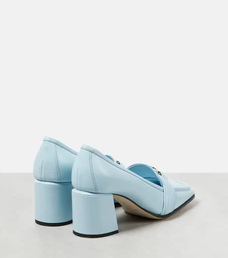 商品Jimmy Choo|Evin 65 leather loafer pumps,价格¥7443,第3张图片详细描述