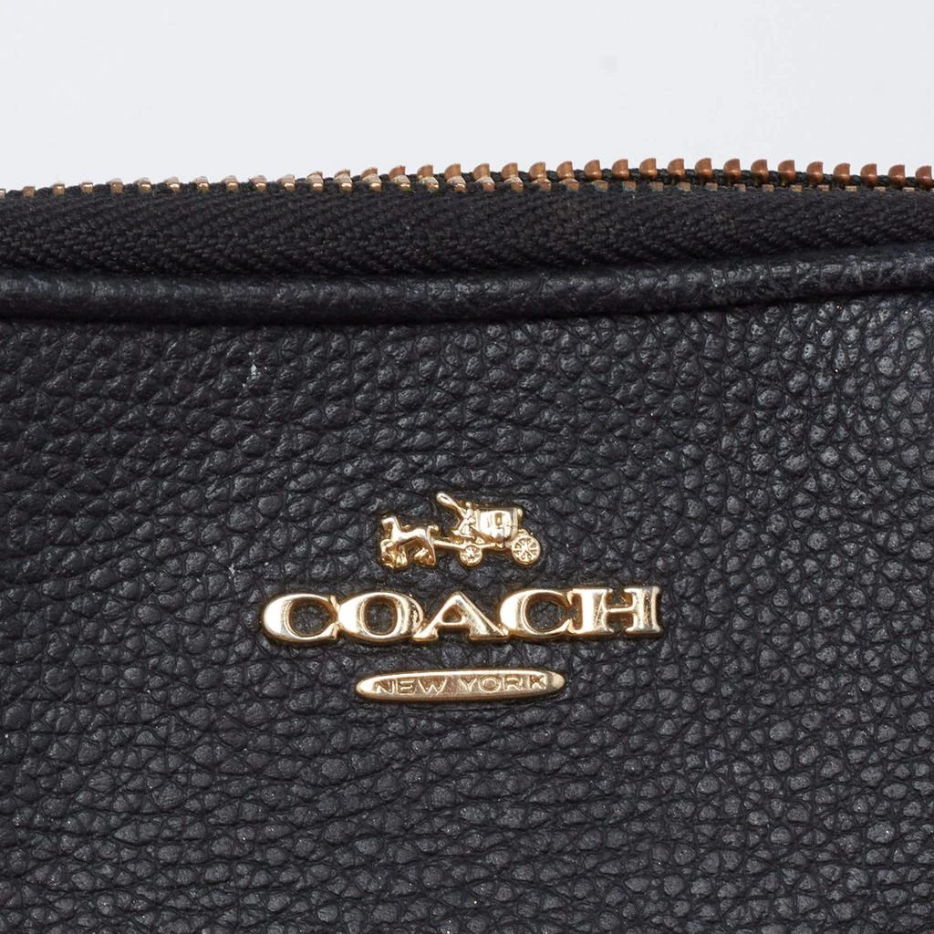 商品[二手商品] Coach|Coach Black Leather Double Zip Camera Crossbody Bag ,价格¥938,第5张图片详细描述