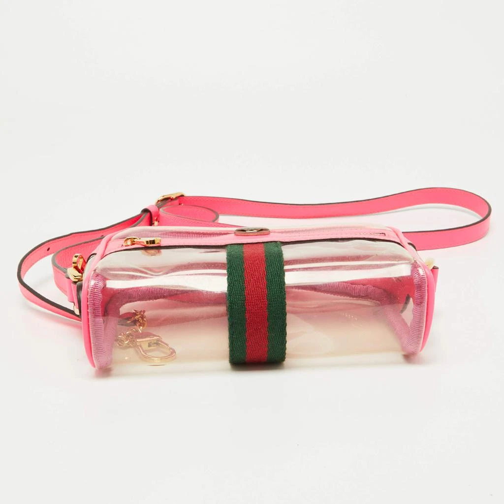 Gucci Neon Pink Leather and PVC Mini Ophidia Crossbody Bag 商品