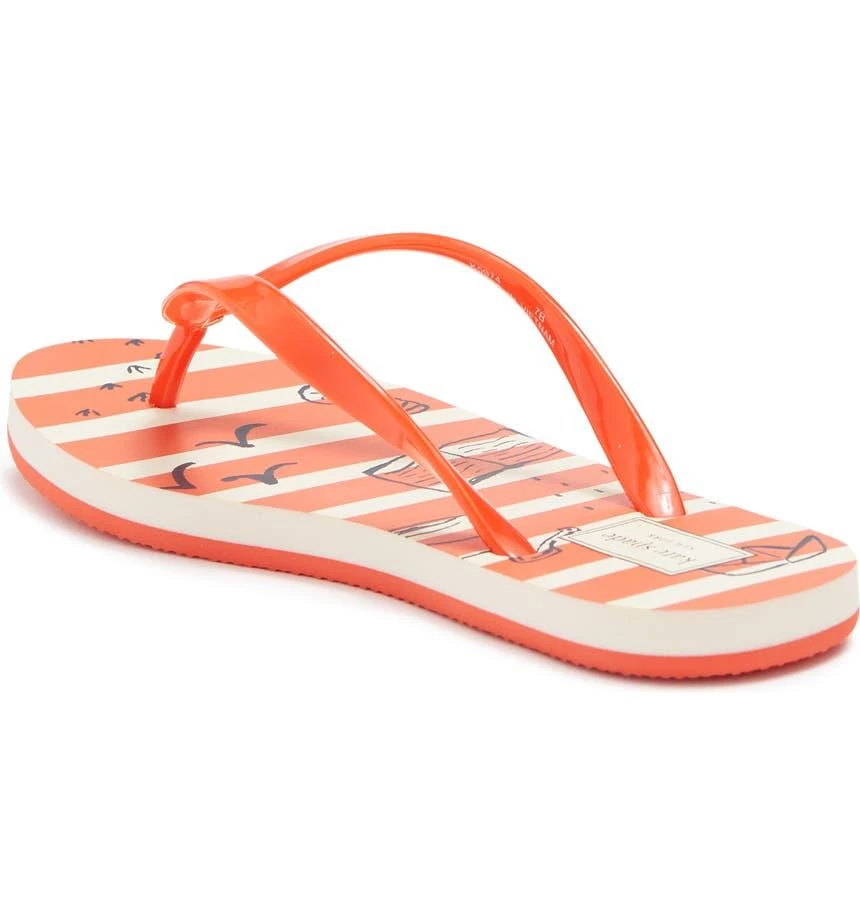 商品Kate Spade|feldon patterned flip-flop sandal,价格¥76,第2张图片详细描述
