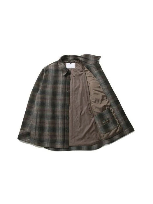 商品CUSTOMELLOW|Ombre Check Padded Jacket,价格¥3459,第2张图片详细描述