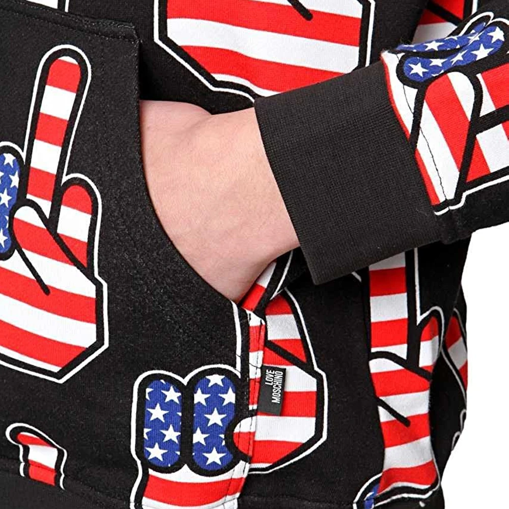 MOSCHINO 黑色男士卫衣/帽衫 M642300-M3525-0011 商品