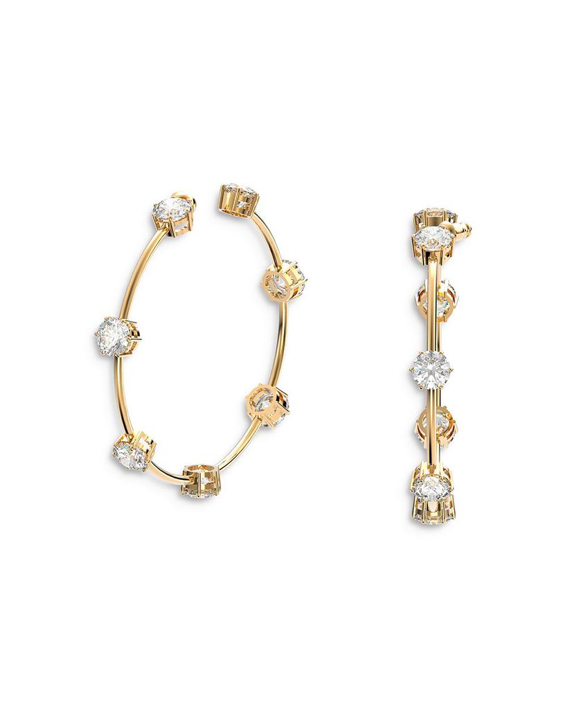 Constella Crystal Studded Hoop Earrings商品第1张图片规格展示