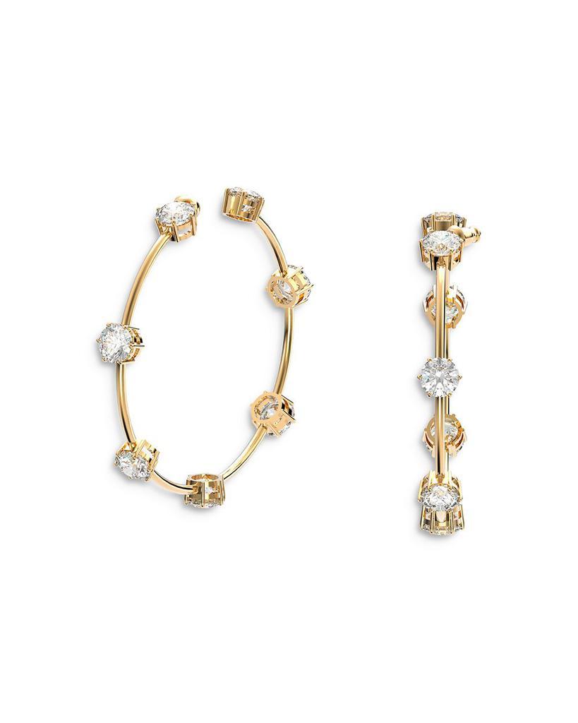 商品Swarovski|Constella Crystal Studded Hoop Earrings,价格¥1369,第1张图片