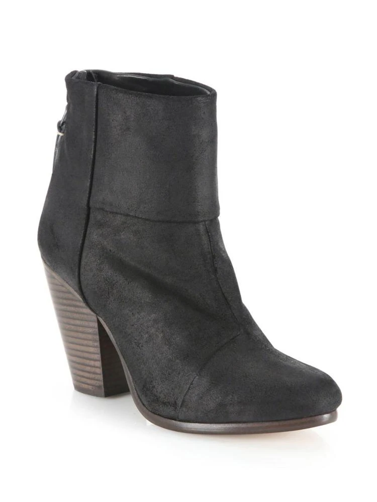 商品Rag & Bone|Newbury Waxed Suede Booties,价格¥1484,第1张图片