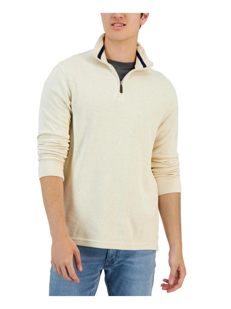 商品Club Room|Big & Tall Mens Ribbed 1/4 Zip Pullover Sweater,价格¥229,第1张图片