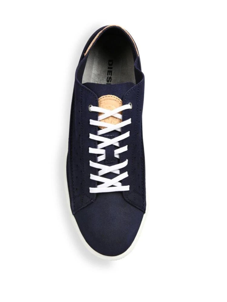 商品Diesel|Dyneckt Naptik Perforated Suede Sneakers,价格¥560,第4张图片详细描述