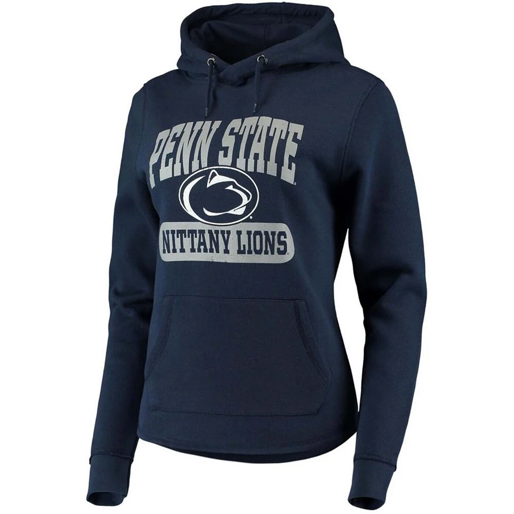 商品Colosseum|Women's Navy Penn State Nittany Lions Core Crossover Pillbox Pullover Hoodie,价格¥256,第3张图片详细描述