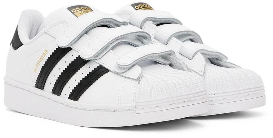 商品Adidas|Kids White Superstar Sneakers,价格¥388,第4张图片详细描述