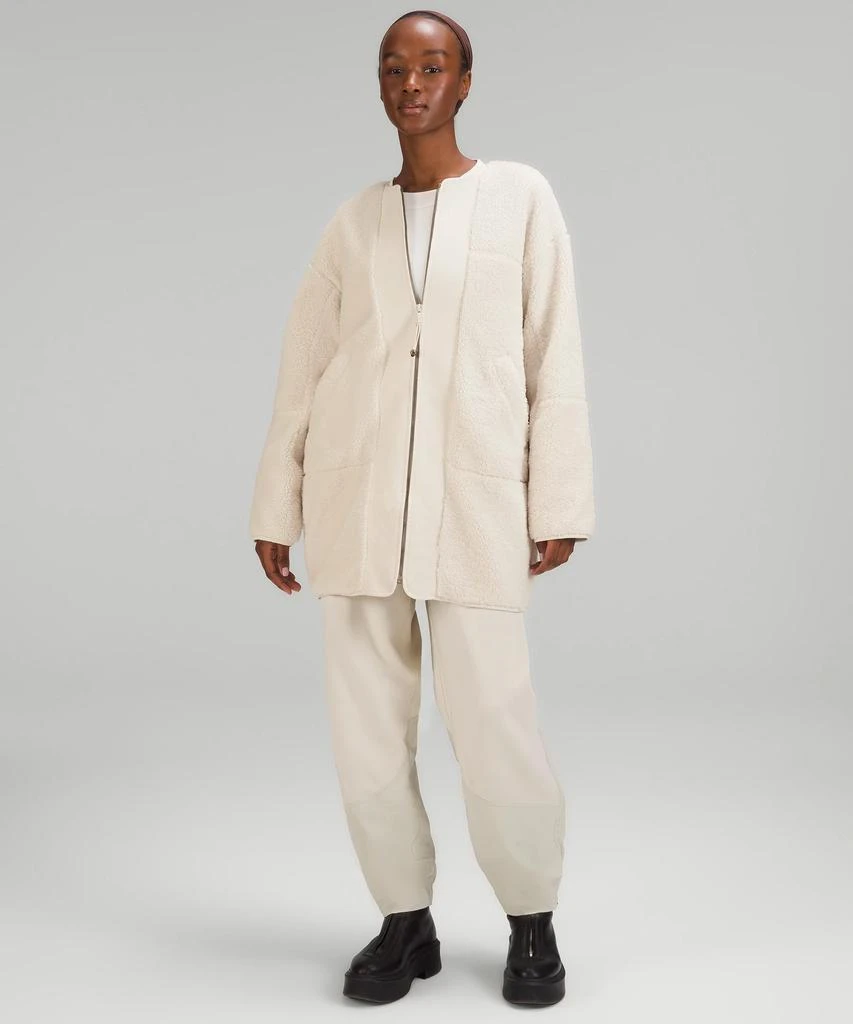 商品Lululemon|Collarless Textured Fleece Full Zip,价格¥812,第3张图片详细描述