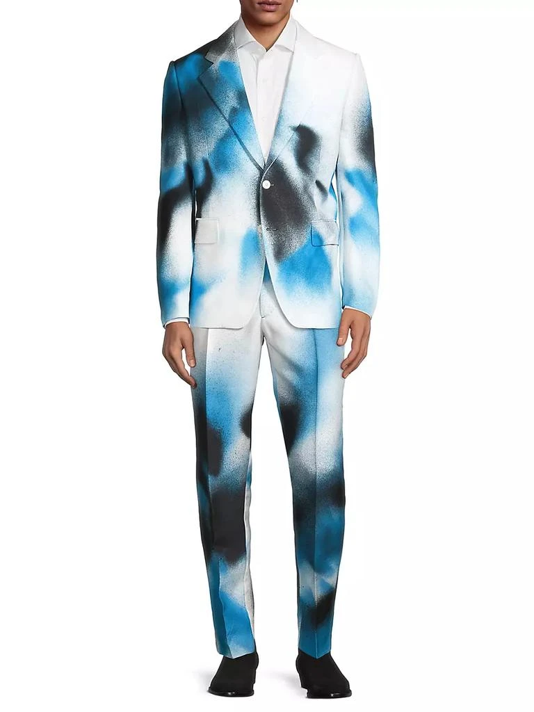 商品Alexander McQueen|Spray-Paint-Effect Woven Pants,价格¥3961,第2张图片详细描述