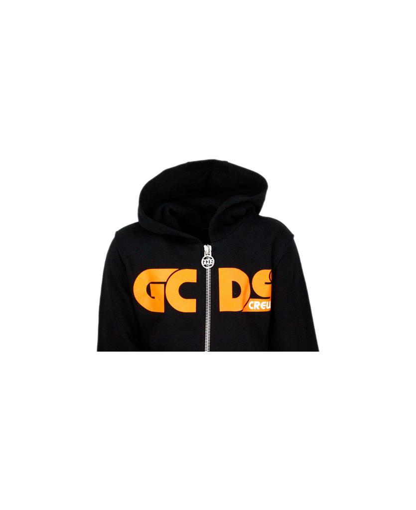 商品GCDS|Hooded Sweatshirt With Zip And Fluo Writing,价格¥794,第4张图片详细描述