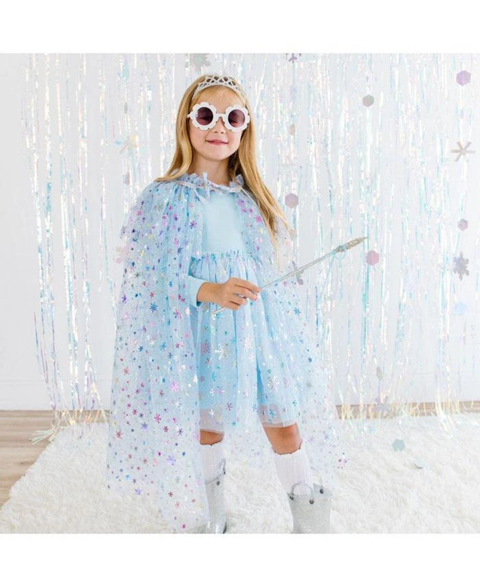 商品Sweet Wink|Girls' Snow Princess Iridescent Long Sleeve Tutu Dress - Little Kid, Big Kid,价格¥364,第4张图片详细描述