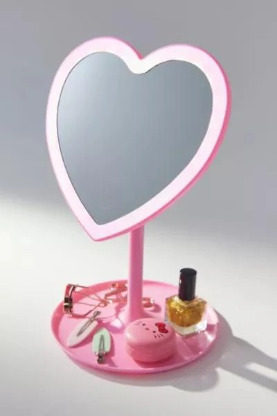 商品Urban Outfitters|UO Heartbeat Makeup Vanity Mirror,价格¥152,第3张图片详细描述