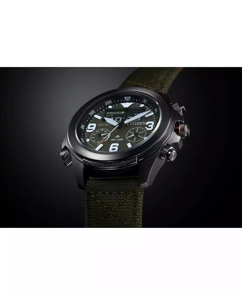 商品Citizen|Eco-Drive Men's Chronograph Promaster Green CORDURA® Strap Watch 44mm,价格¥3976,第4张图片详细描述