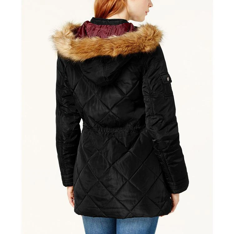 商品Levi's|® Faux-Fur-Trim Quilted Parka,价格¥524,第2张图片详细描述