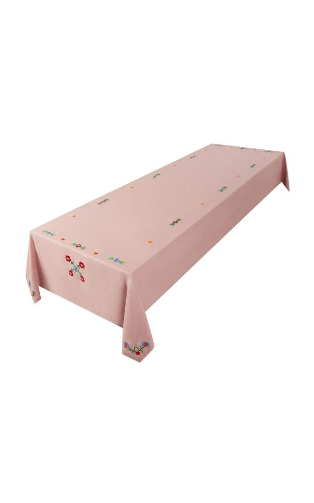 商品Muzungu Sisters|Muzungu Sisters - Floral Linen Tablecloth - Pink - Moda Operandi,价格¥2064,第1张图片