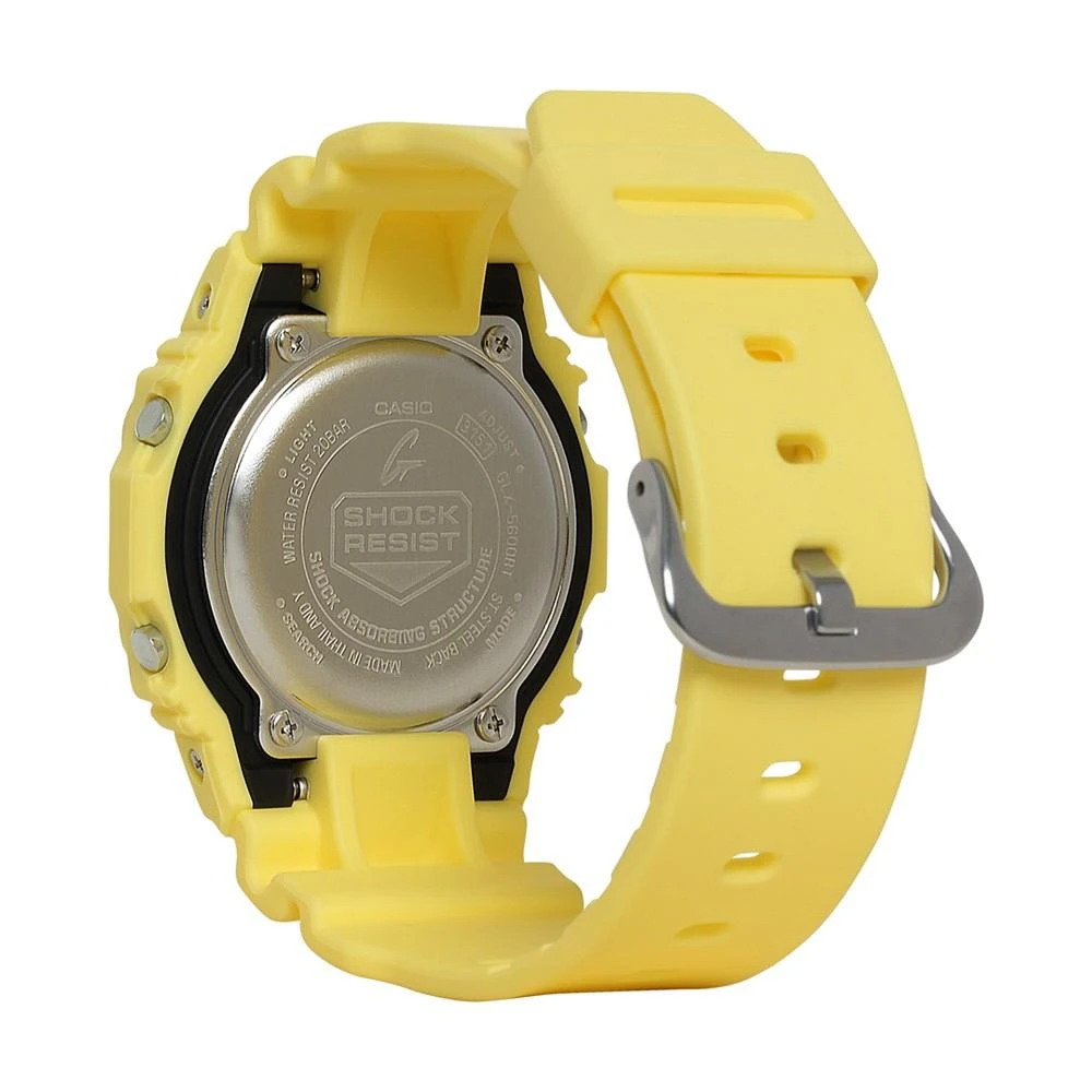 商品G-Shock|Men's Digital Yellow Resin Strap Watch 43mm,价格¥823,第3张图片详细描述