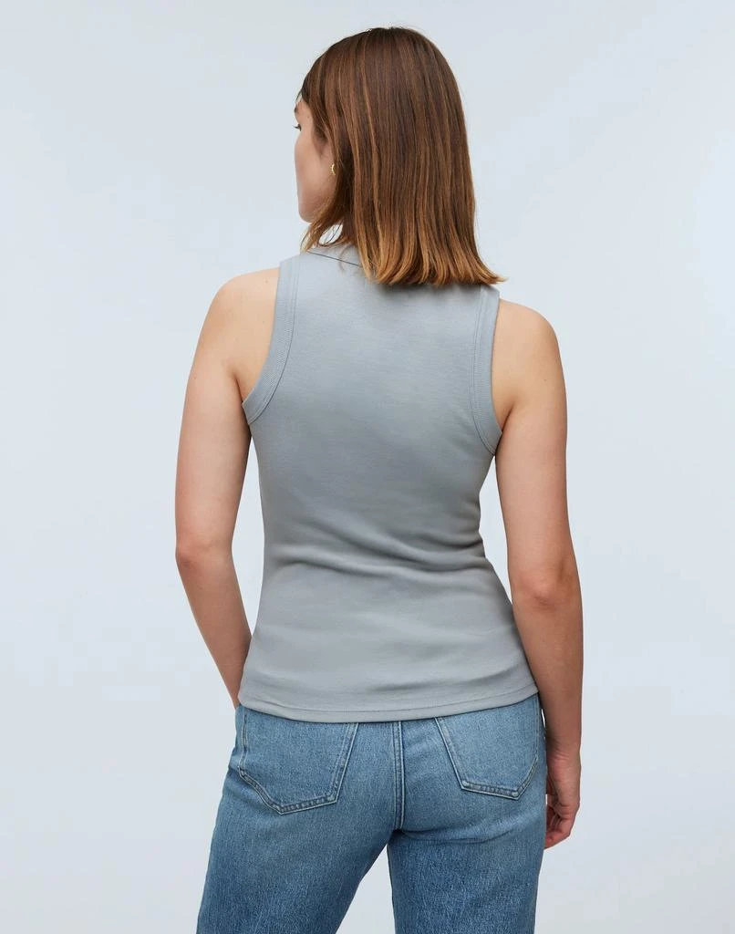 商品Madewell|Rib Cutaway Tank,价格¥79,第4张图片详细描述