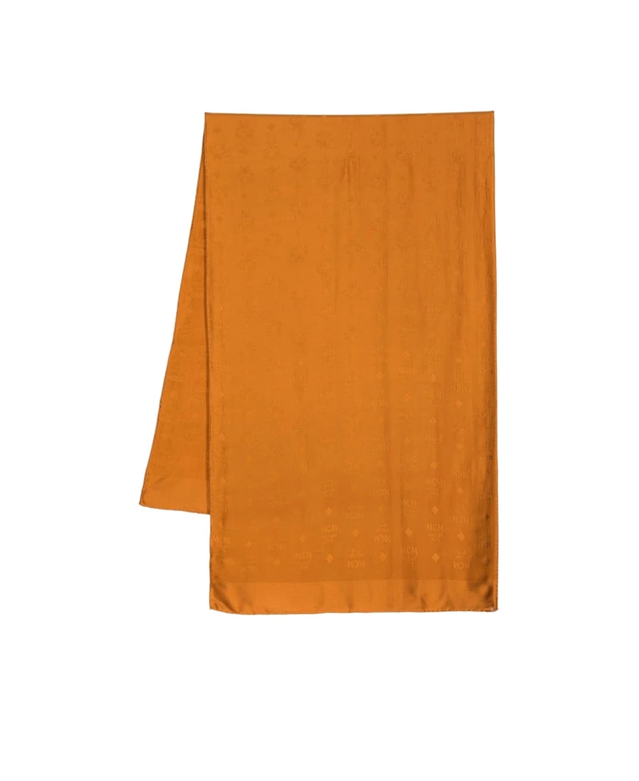商品MCM|MCM 女士围巾 MEFDAMM08CO 橙色,价格¥2580,第5张图片详细描述