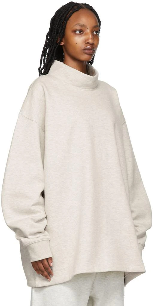 商品Essentials|Off-White Relaxed Mock Neck Sweatshirt,价格¥630,第2张图片详细描述