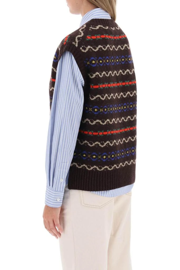 商品Ralph Lauren|Fair Isle motif knitted vest,价格¥1565,第4张图片详细描述