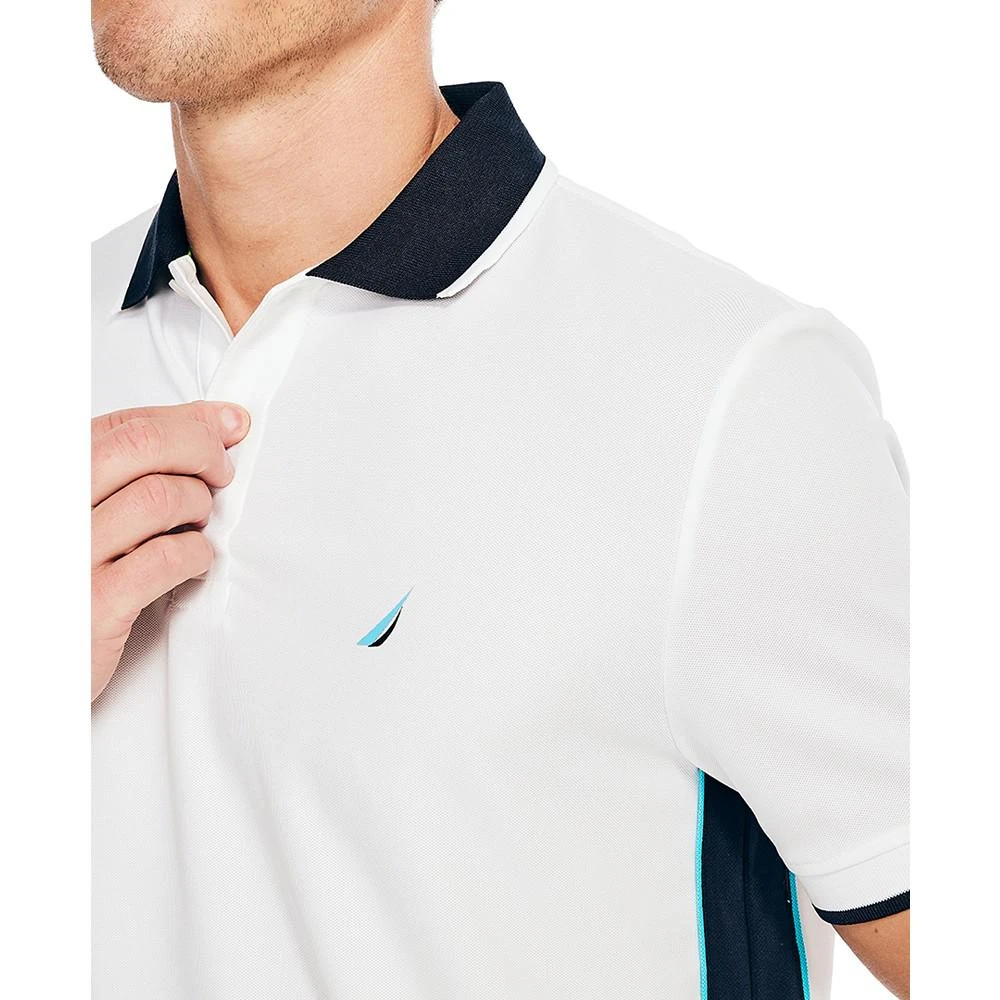 商品Nautica|Men's Navtech Performance Classic-Fit Tipped Polo,价格¥358,第3张图片详细描述