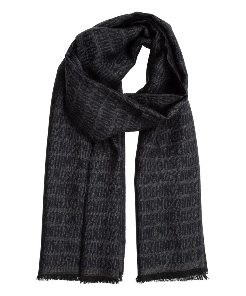 商品Moschino|Moschino Wool Wool Scarf,价格¥1046,第1张图片