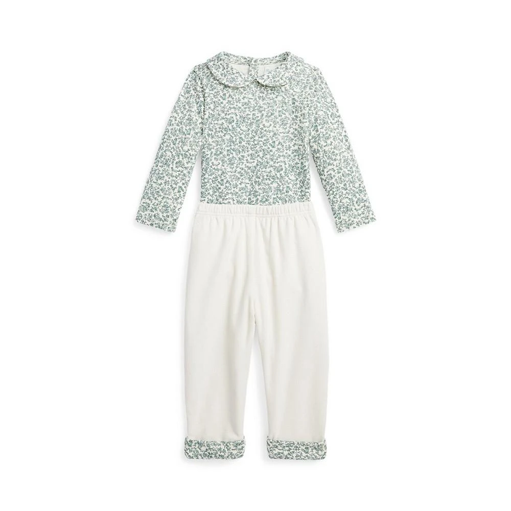 商品Ralph Lauren|Baby Boys Fox-Print Cotton Bodysuit and Corduroy Pants Set,价格¥114,第1张图片