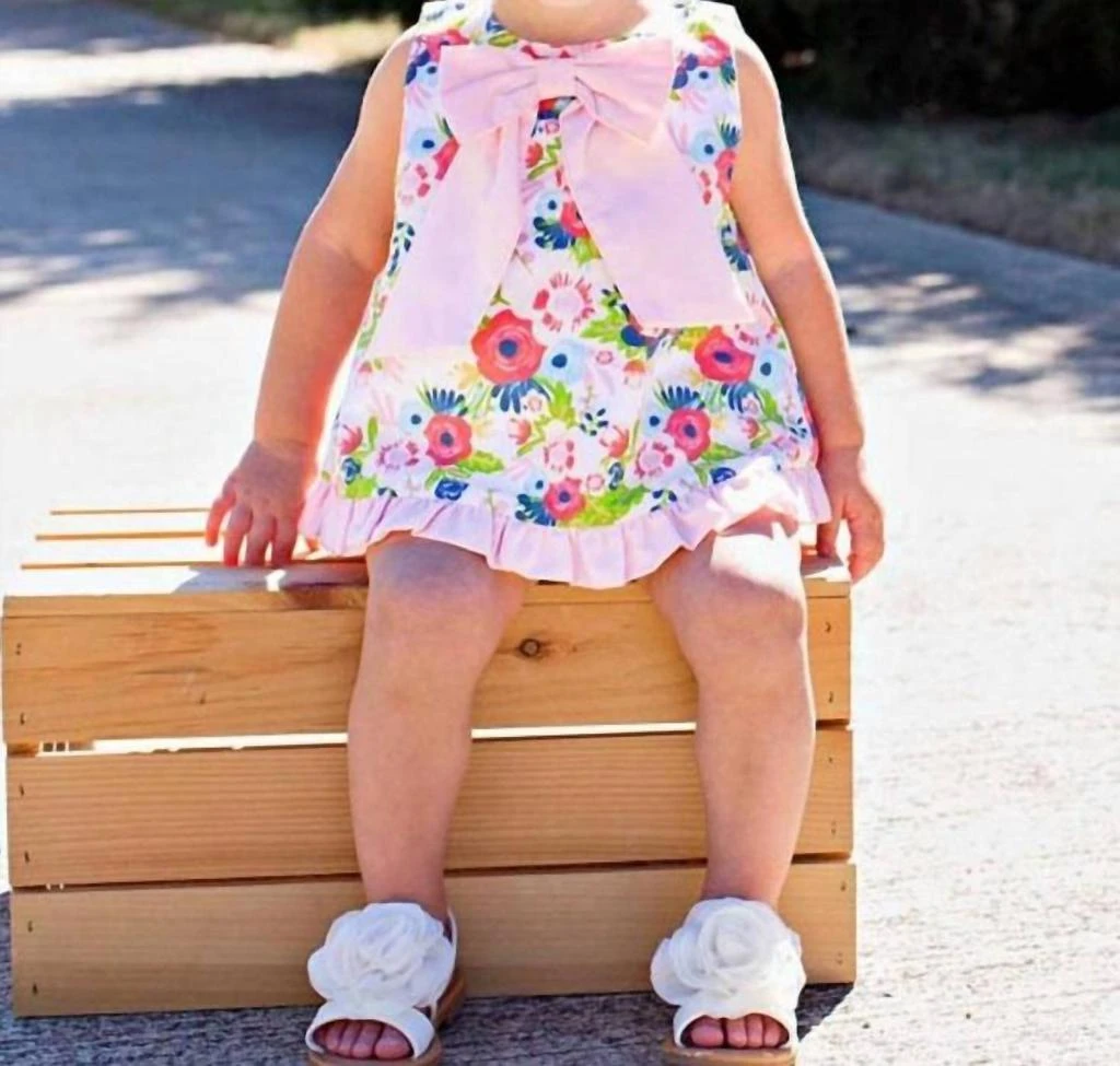 商品Rufflebutts|2 Pc. Swing Top And Diaper Cover Set in English Garden,价格¥348,第1张图片