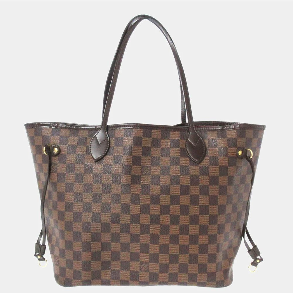 商品[二手商品] Louis Vuitton|Louis Vuitton Brown Damier Ebene Neverfull MM,价格¥13069,第3张图片详细描述