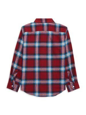 商品Tommy Hilfiger|Boy’s Plaid Shirt,价格¥113,第2张图片详细描述