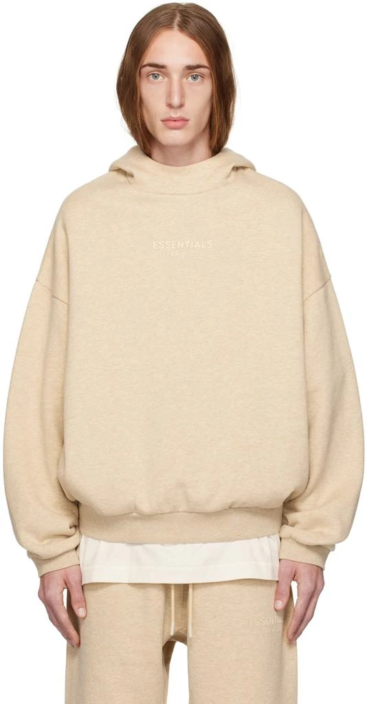 商品Essentials|Beige Bonded Hoodie,价格¥301,第1张图片