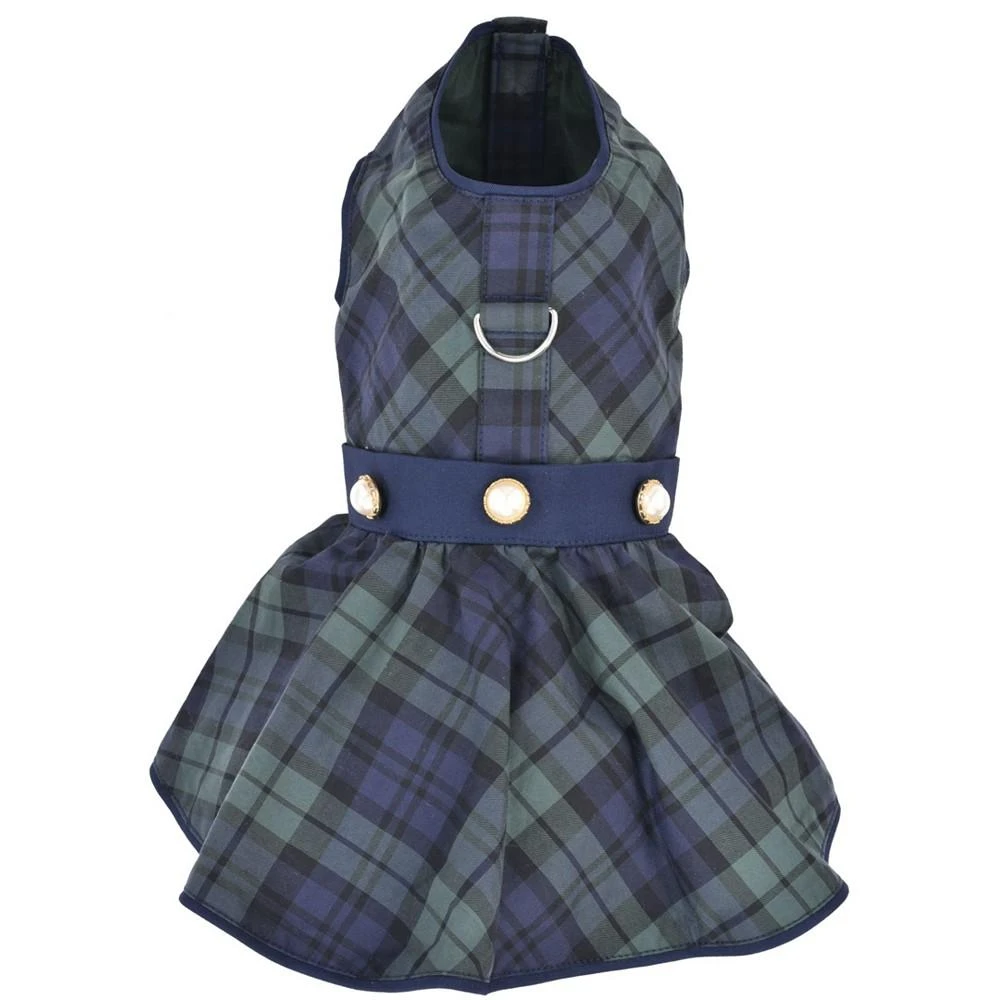 商品Macy's|Scottish Plaid Taffeta Dog Dress,价格¥261,第2张图片详细描述