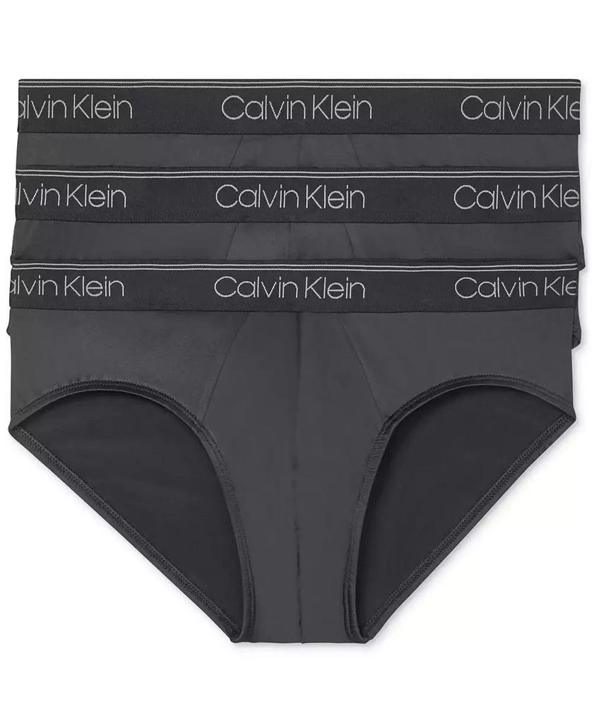 商品Calvin Klein|Men's 3-Pack Microfiber Stretch Low-Rise Briefs Underwear,价格¥236,第1张图片