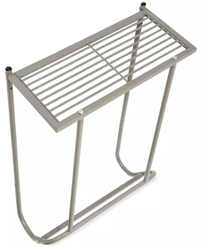 商品Honey Can Do|Steel Wall-Mounted Bathroom Towel Holder with Shelf,价格¥172,第2张图片详细描述