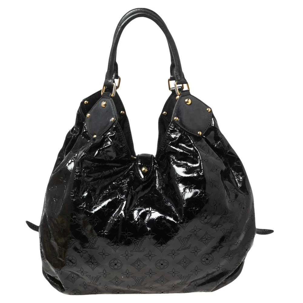 商品[二手商品] Louis Vuitton|Louis Vuitton Black Mahina Patent Leather Limited Edition Surya XL Bag,价格¥6423,第4张图片详细描述