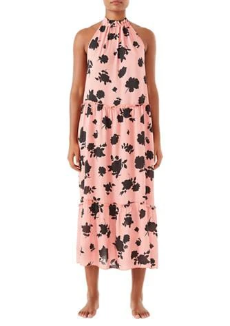 商品Kate Spade|Spade New York High Neck Halter Cover Up Dress,价格¥268,第1张图片