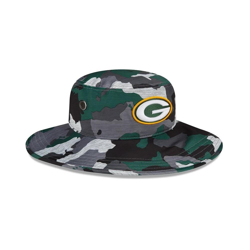 商品New Era|Men's Camo Green Bay Packers 2022 NFL Training Camp Official Panama Bucket Hat,价格¥342,第5张图片详细描述