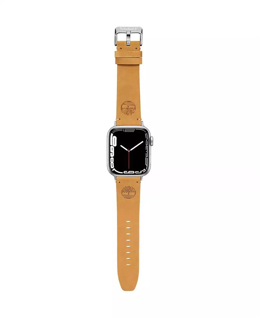 商品Timberland|Unisex Ashby Wheat Genuine Leather Universal Smart Watch Strap 22mm,价格¥379,第5张图片详细描述