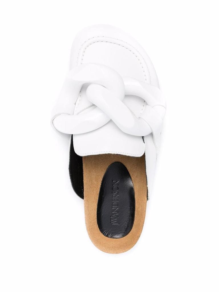 J.W. Anderson Women's  White Leather Sandals商品第4张图片规格展示