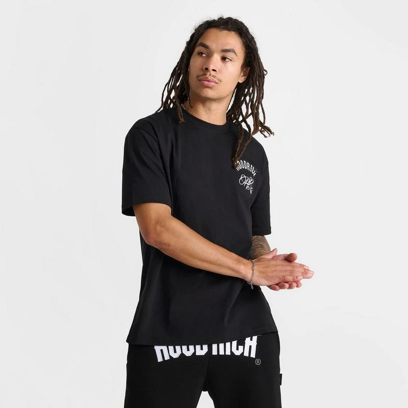 商品Hoodrich|Men's Hoodrich OG Heat Script T-Shirt,价格¥91,第4张图片详细描述