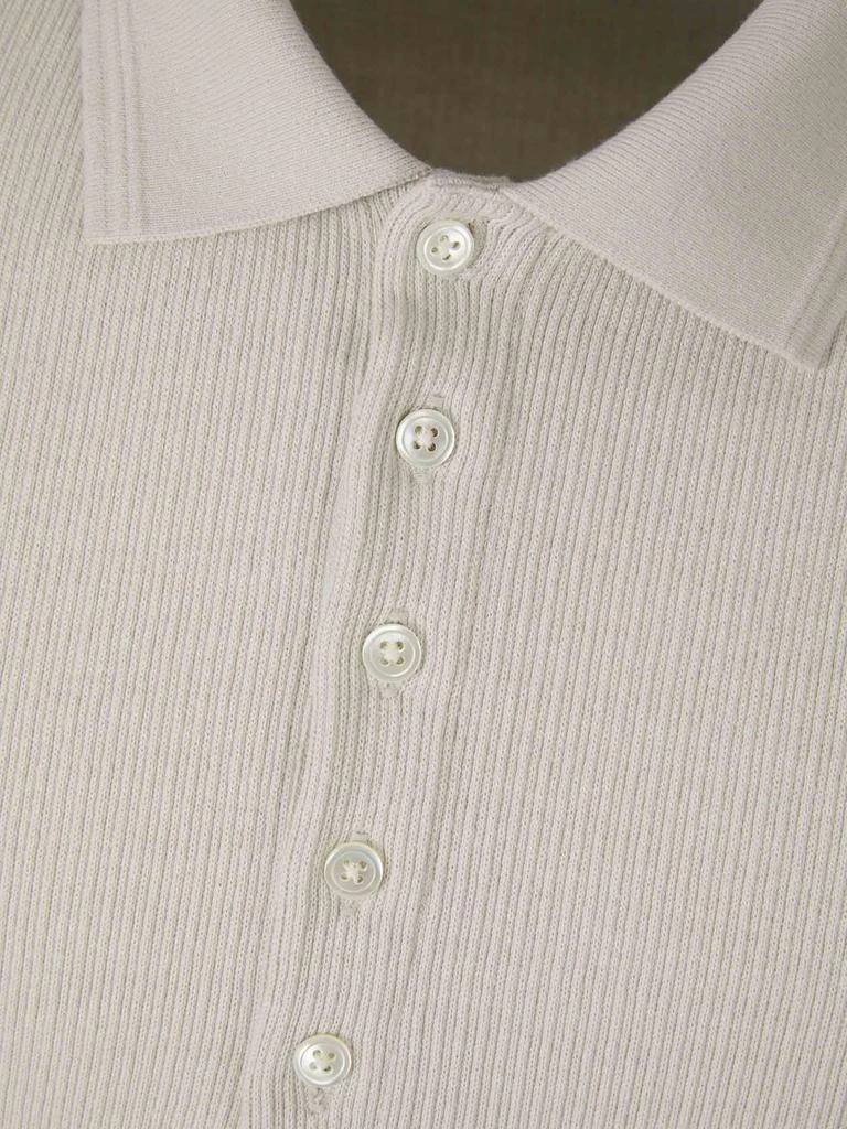 商品Thom Browne|Thom Browne Ribbed Polo Shirt,价格¥3132,第3张图片详细描述